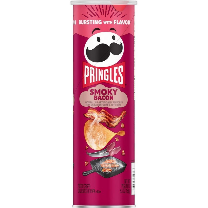 Pringles Smoky Bacon Usa 156g